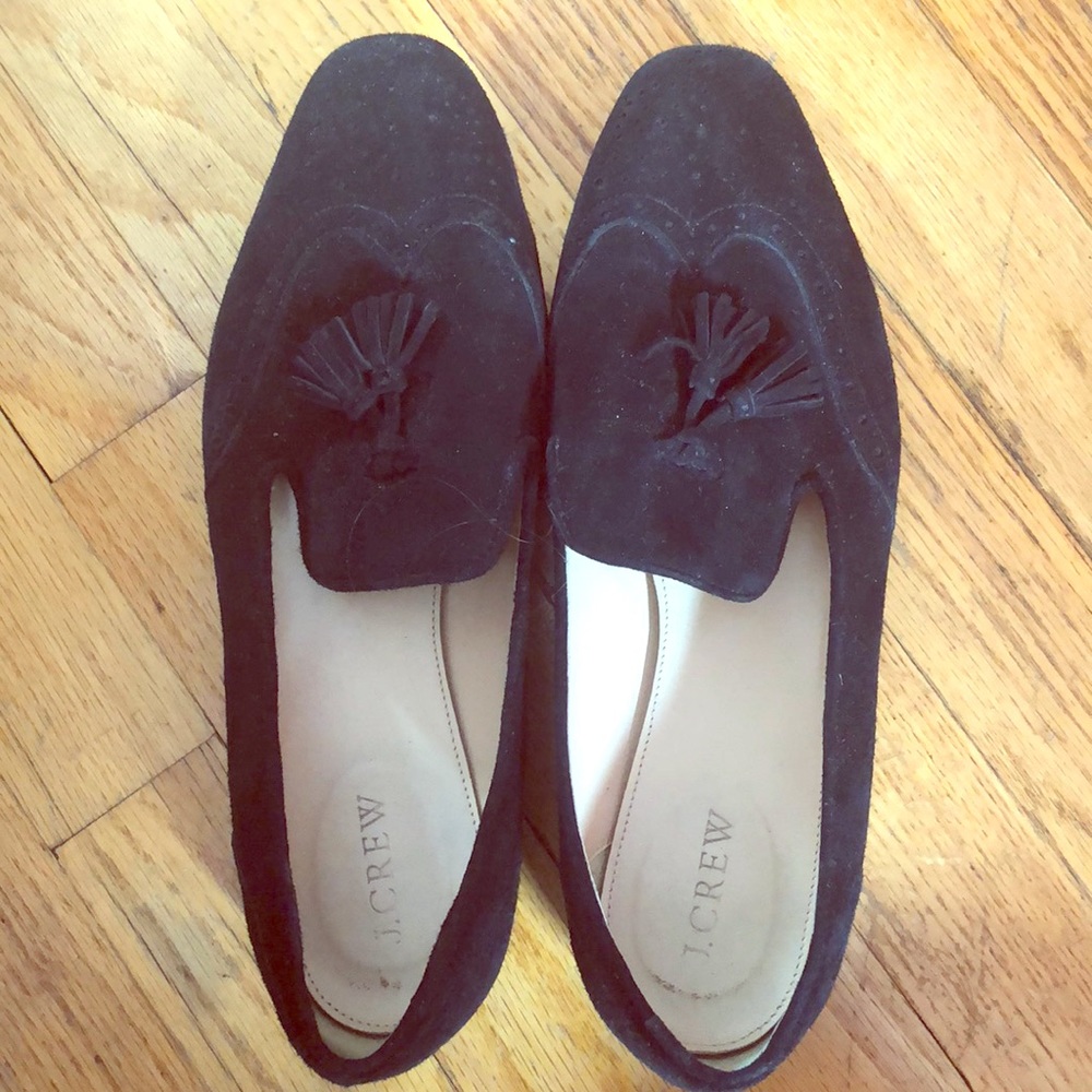 J. Crew black loafers